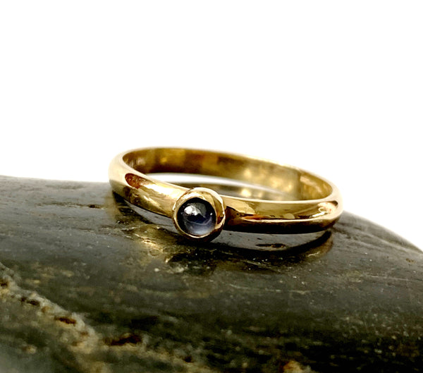 Star Sapphire 9 carat Gold Ring - Glitter and Gem Jewellery
