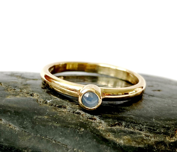Natural Sapphire 9 carat Gold Ring - Glitter and Gem Jewellery