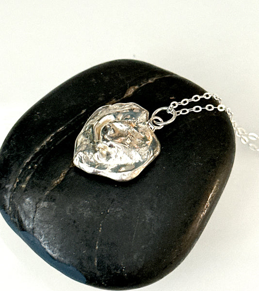 Solid Sterling Silver Pendant Necklace