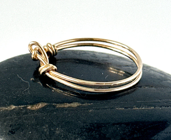 14 Carat Gold Filled Knot Ring