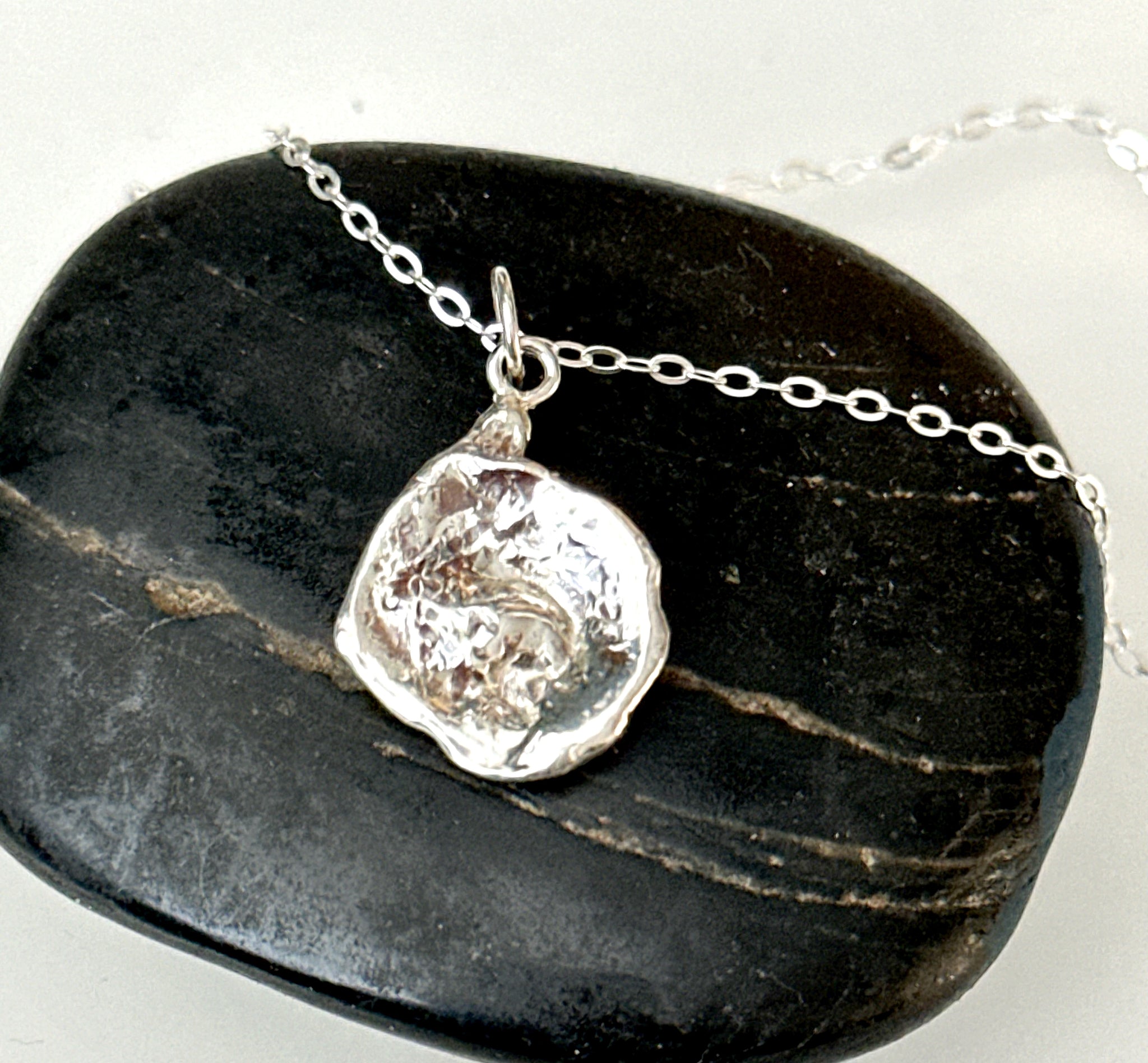 Solid Silver Pendant Necklace
