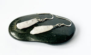 Aura Quartz Sterling Silver Earrings