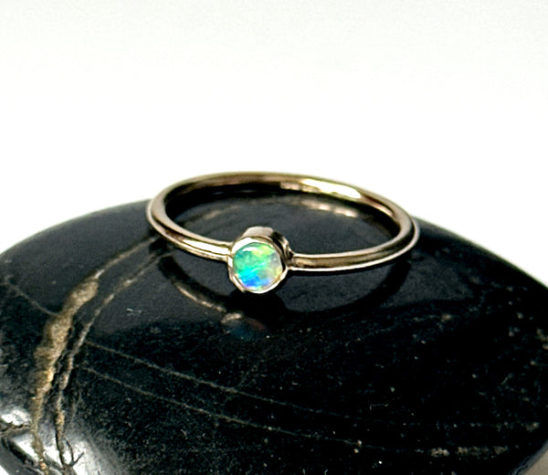 14 ct Gold Filled Crystal Opal Ring