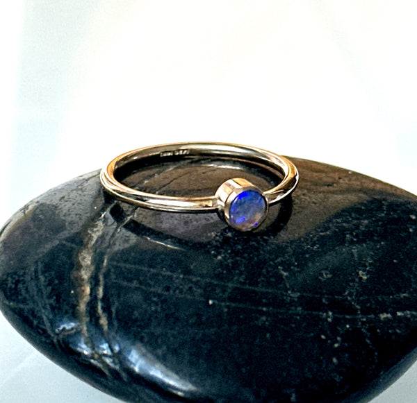 Crystal Opal 14ct Gold Filled Ring