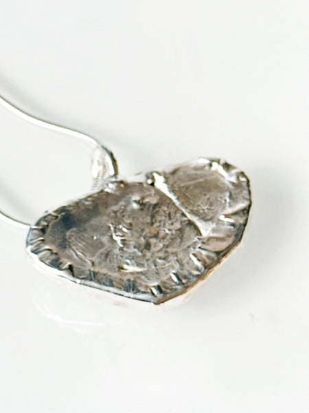 Fordite Silver Pendant Necklace