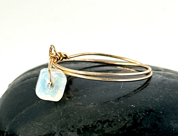 Opalite 14 Carat Gold Filled Wire Ring