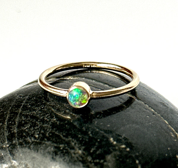 Lightning Ridge Opal 14 carat Gold Filled Ring