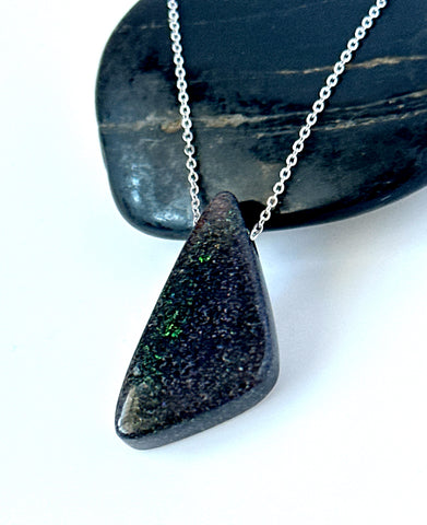 Andamooka Opal Pendant Necklace