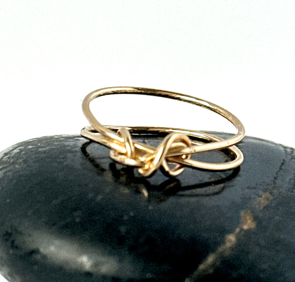 14 carat Gold Filled Knot Ring