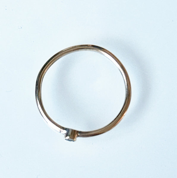 Cubic Zirconia 9 Carat Gold Ring