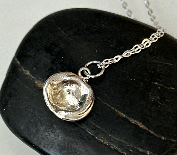 Solid Sterling Silver Pendant Necklace