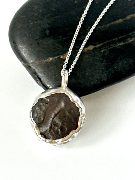 Columbianite Silver Pendant Necklace