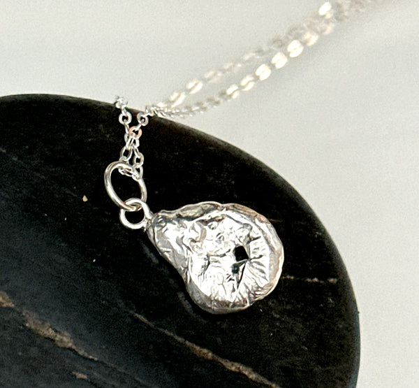 Solid Sterling Silver Pendant Necklace