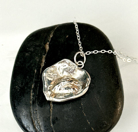 Solid Sterling Silver Pendant Necklace
