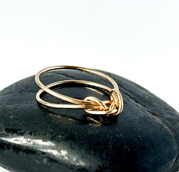 14 carat Gold Filled Knot Ring