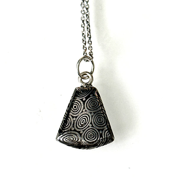 Damascus Steel Pendant Necklace