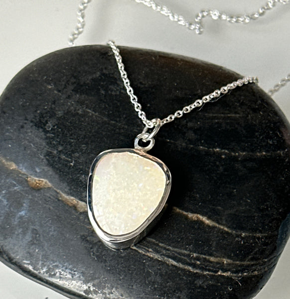 Coober Pedy Opal Sterling Silver Necklace