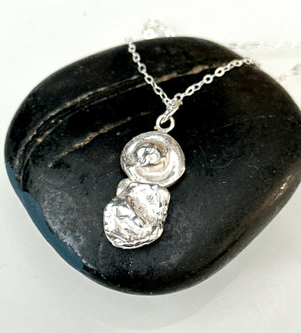 Solid Silver Pendant Necklace