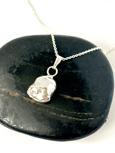 Solid Sterling Silver Pendant Necklace