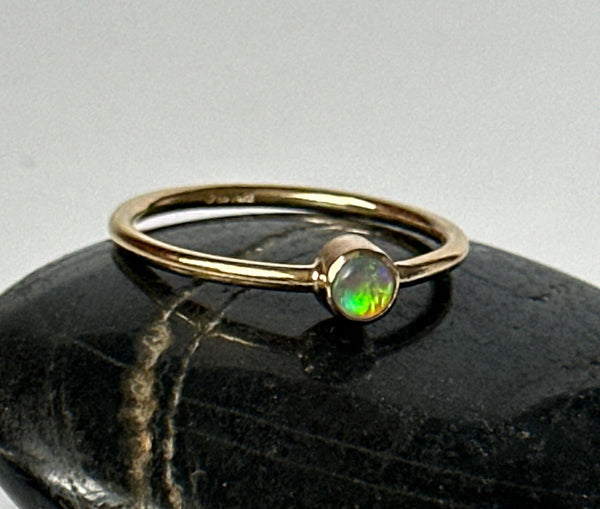 Lightning Ridge Opal 14 carat Gold Filled Ring