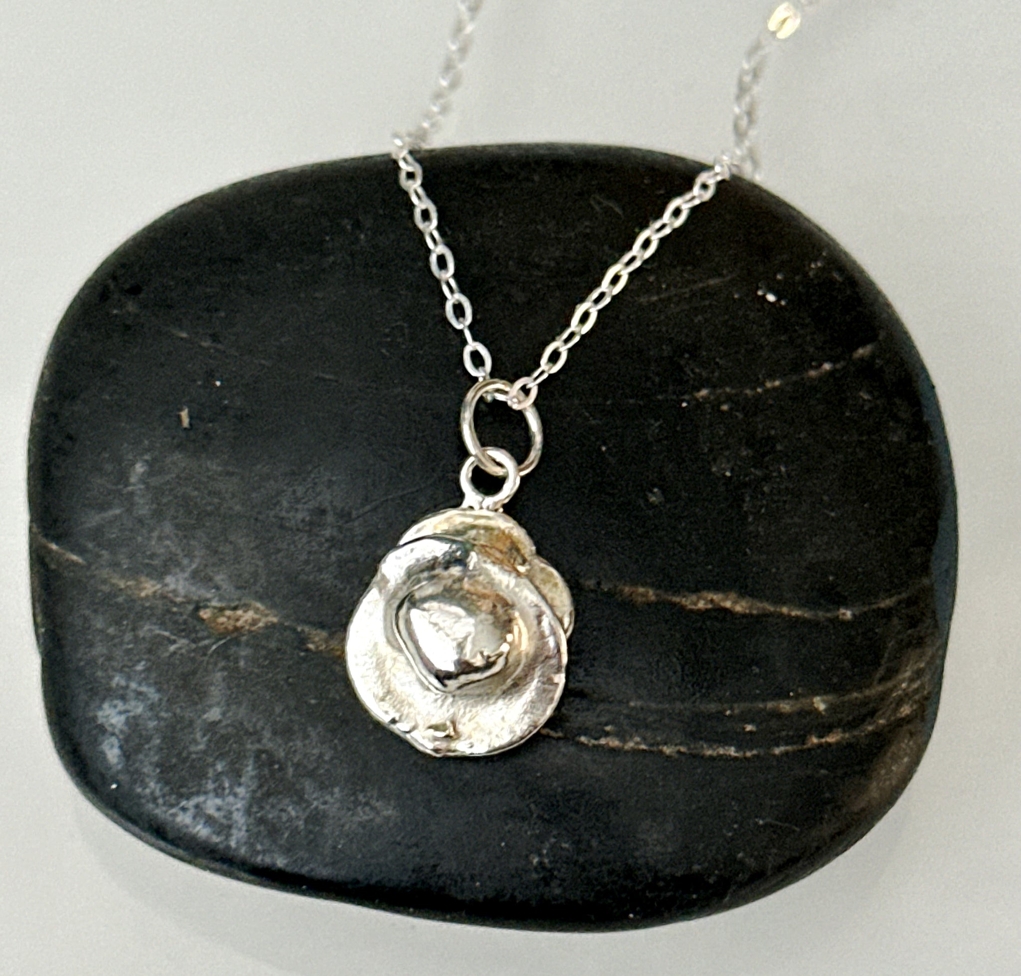 Solid Sterling Silver Pendant Necklace