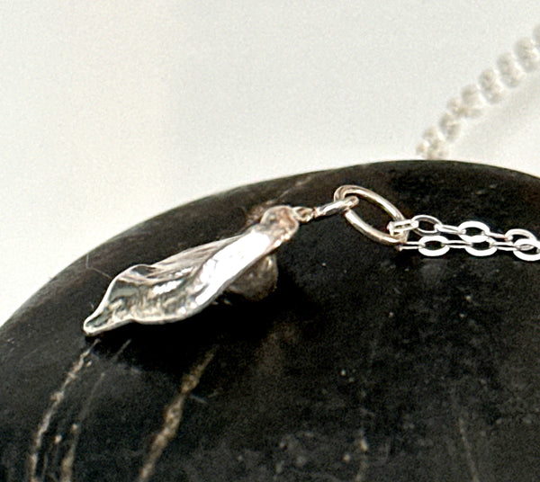 Solid Sterling Silver Pendant Necklace