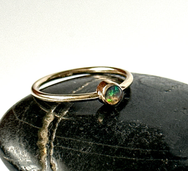 Lightning Ridge Opal 14 carat Gold Filled Ring