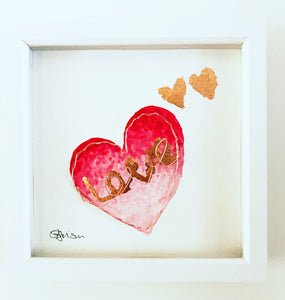 Love Heart Framed Art