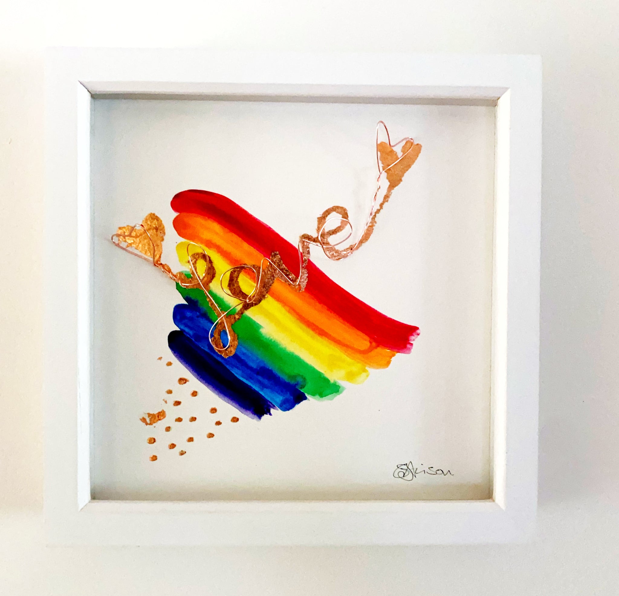 Love & Diversity Watercolour Framed Art