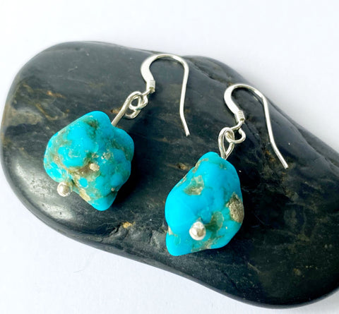 Campitos Turquoise Sterling Silver Earrings