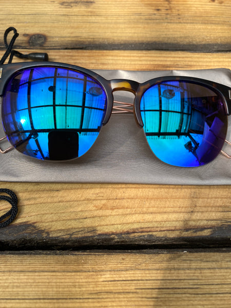 Tortoise Shell & Mirrored Sunglasses - Glitter and Gem Jewellery
