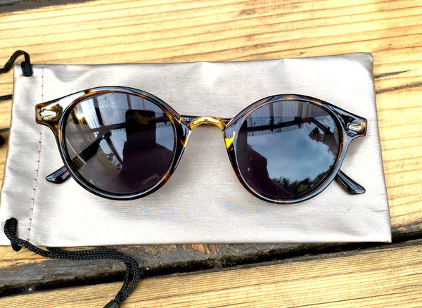 Tortoise Shell Round Sunglasses - Glitter and Gem Jewellery