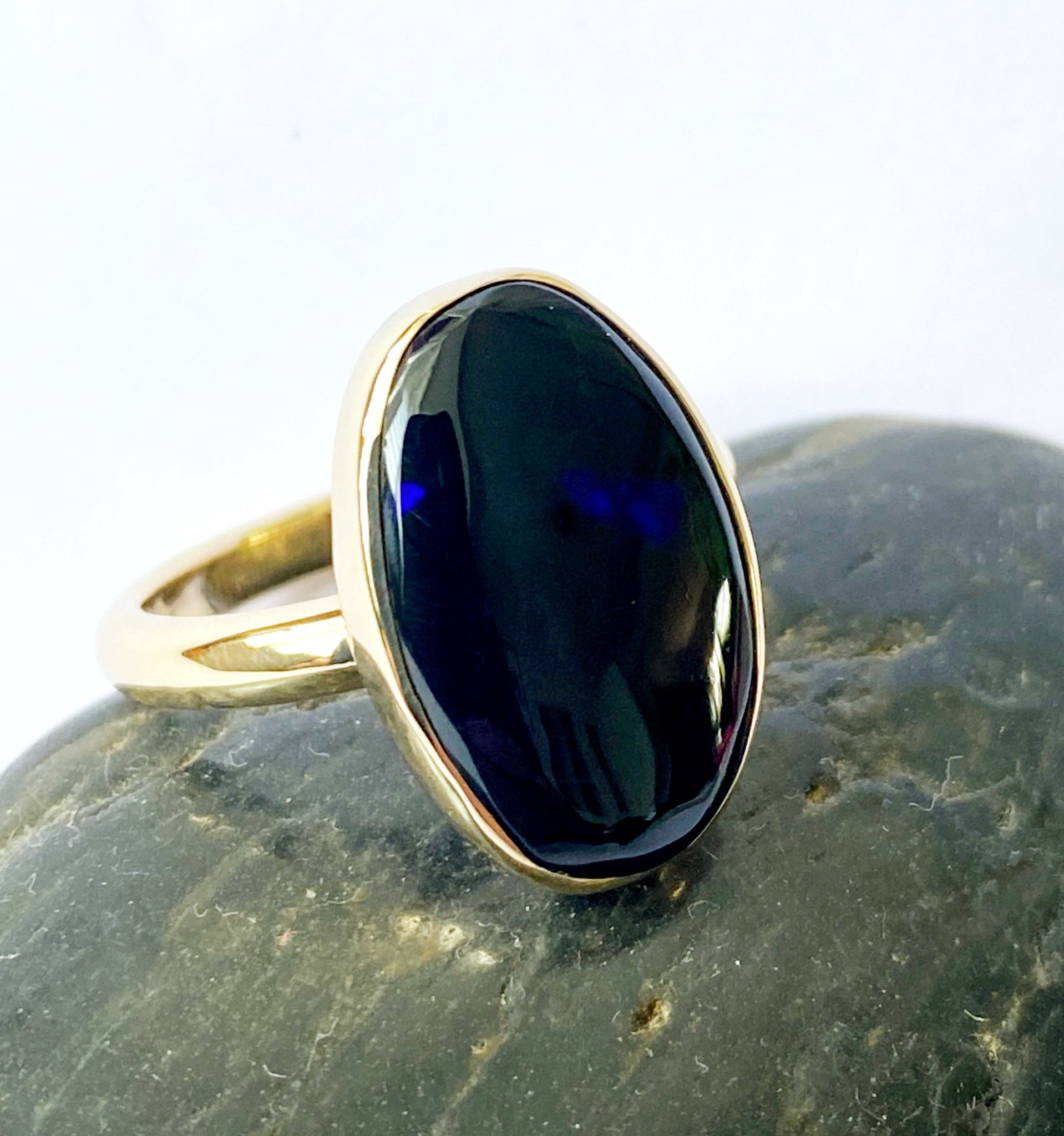 Opal Black Stone Jewelry for Men for sale | eBay