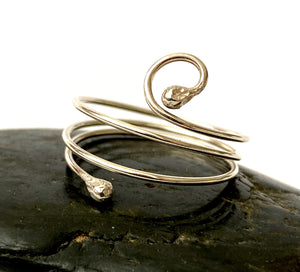 Sterling Silver Wire Ring - Glitter and Gem Jewellery